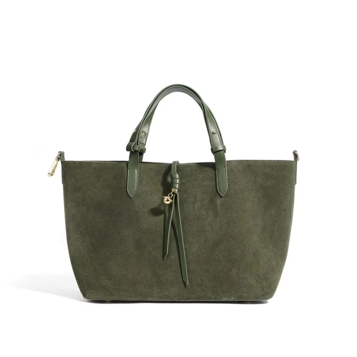 Brown Suede Tote Bag price